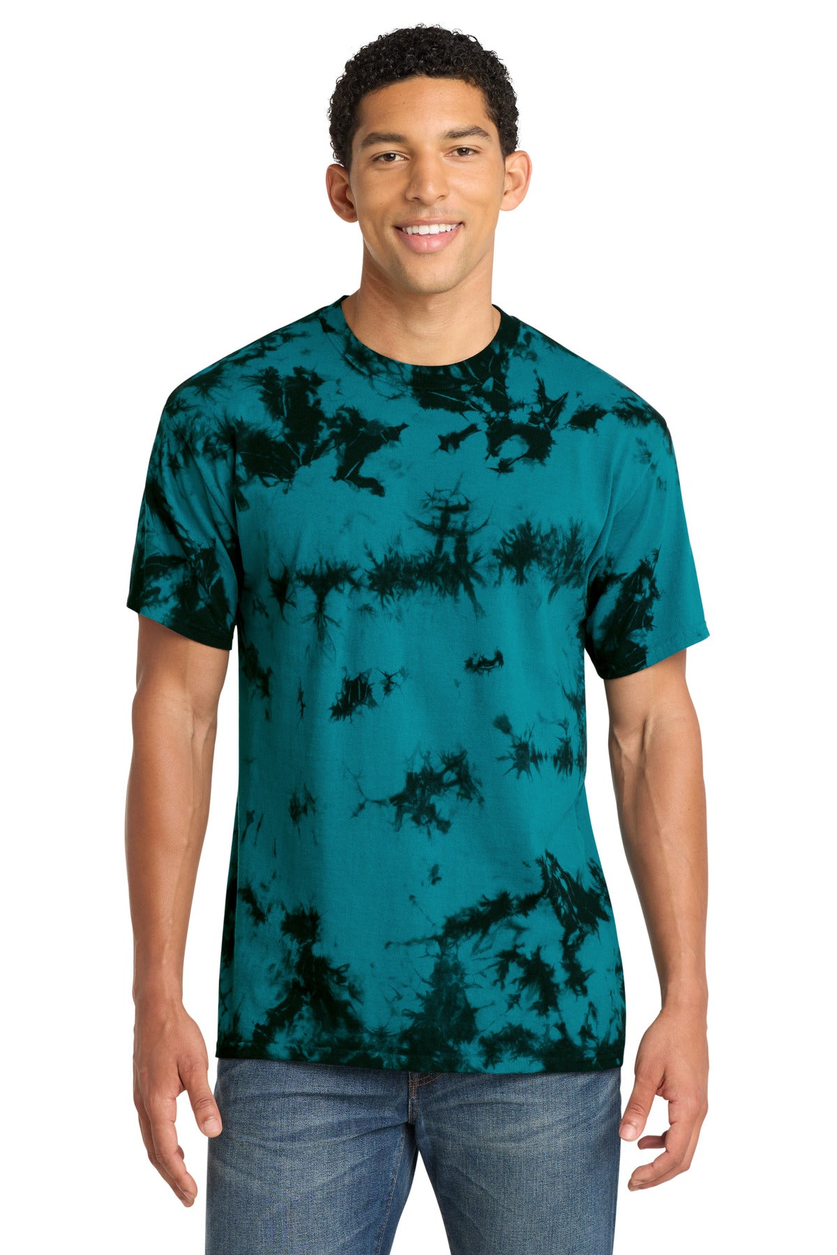 Port & Coƒ?› Crystal Tie-Dye Tee PC145