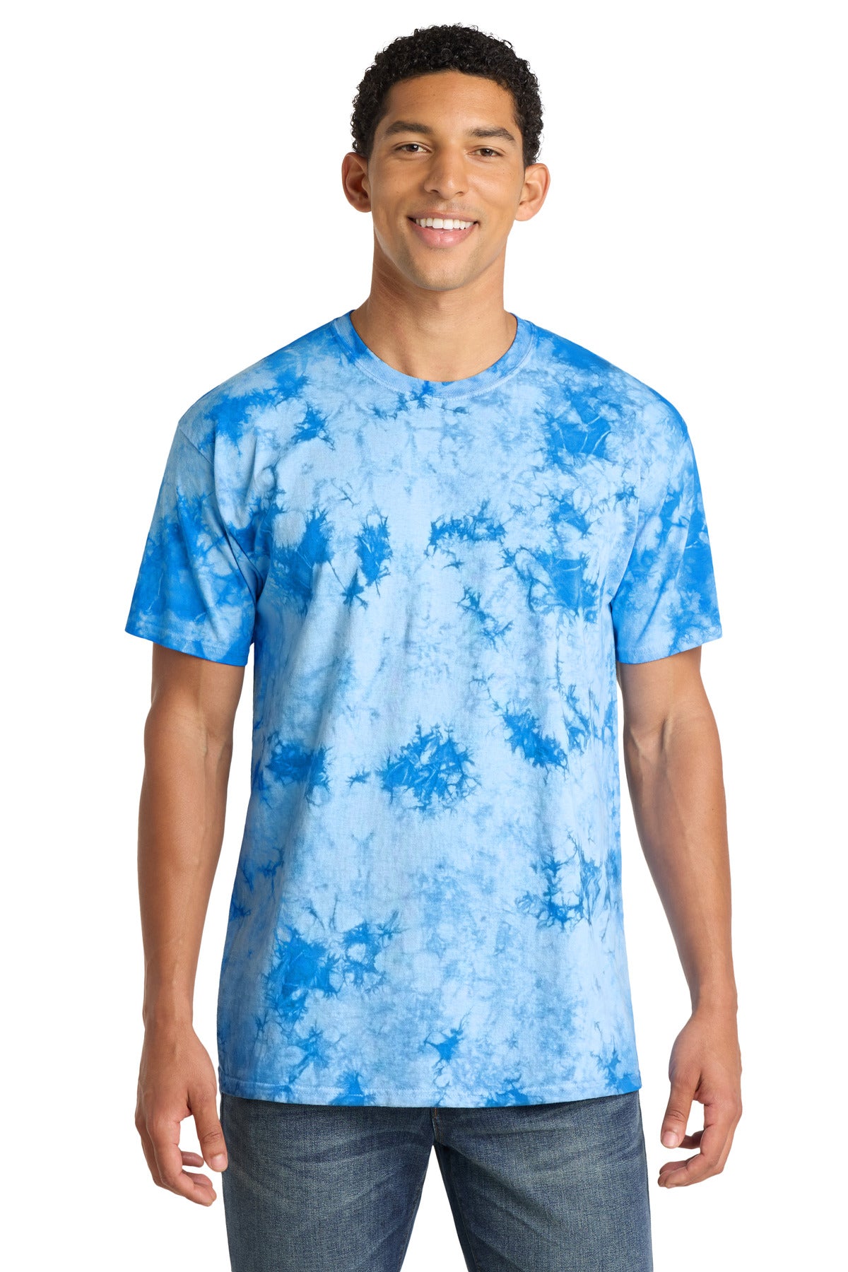 Port & Coƒ?› Crystal Tie-Dye Tee PC145