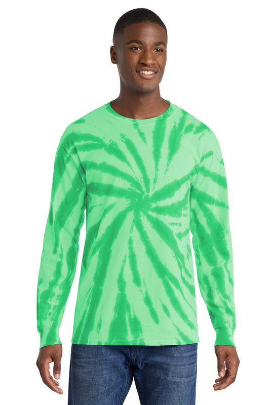 Port & Coƒ?› Tie-Dye Long Sleeve Tee.  PC147LS