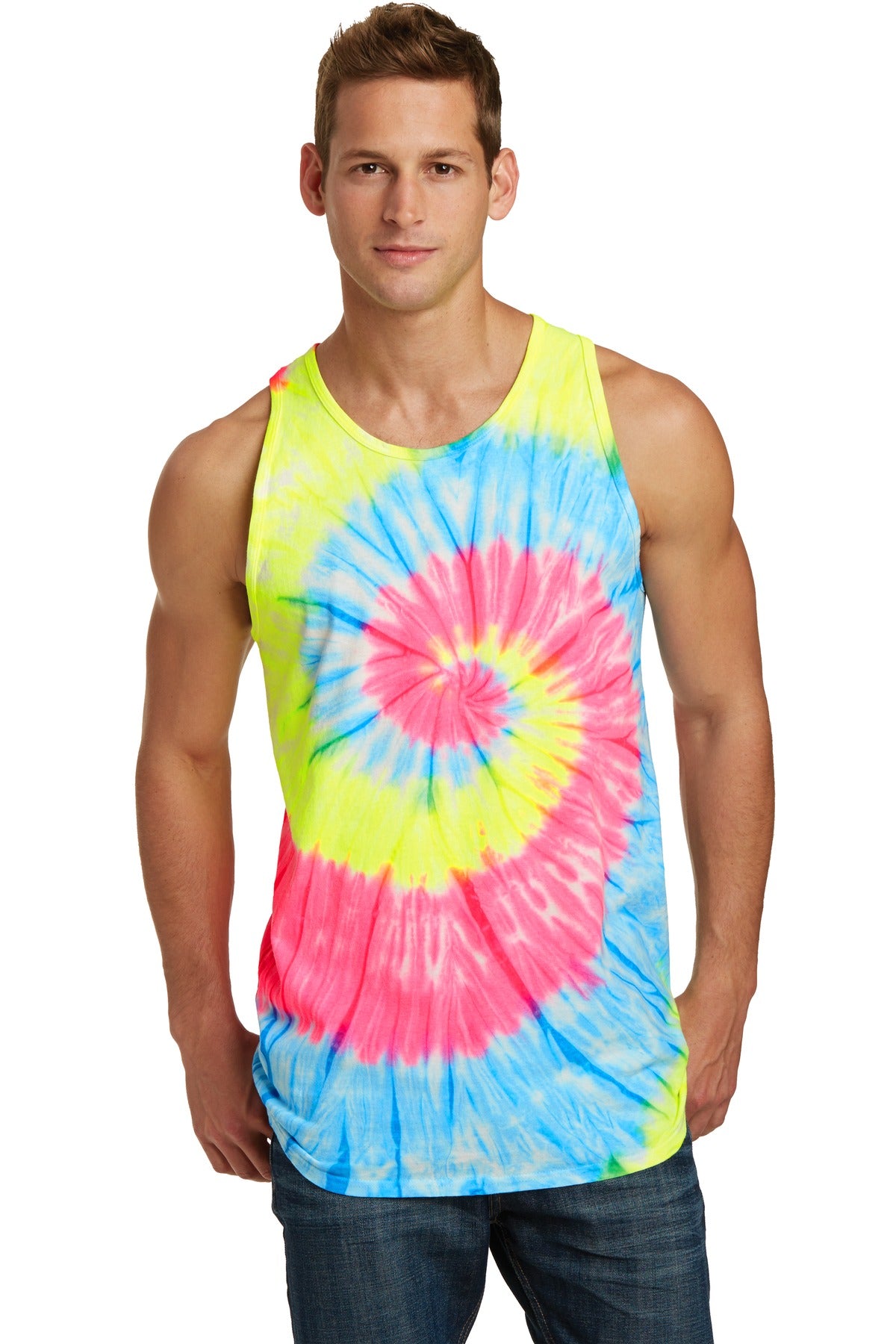 Port & Coâ„¢ Tie-Dye Tank Top.  PC147TT