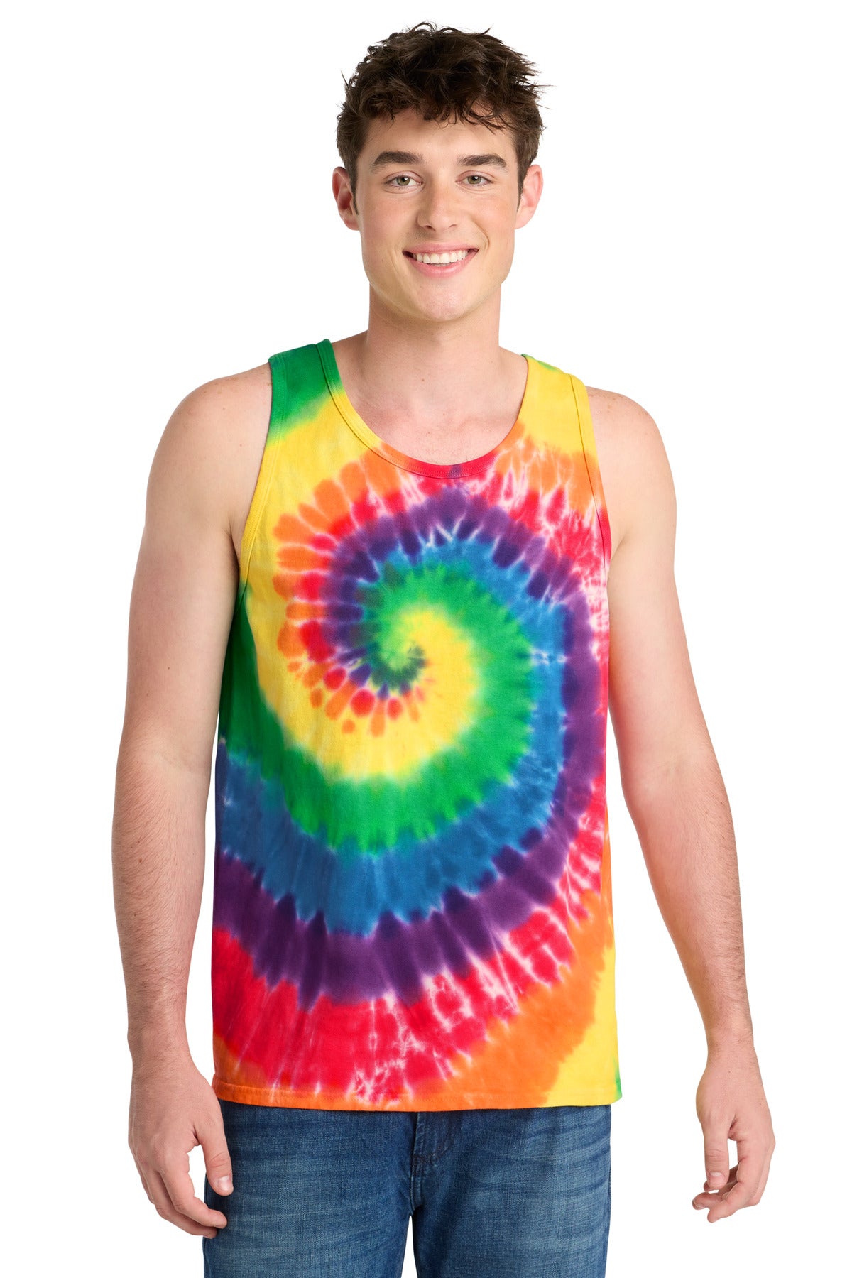 Port & Coƒ?› Tie-Dye Tank Top.  PC147TT