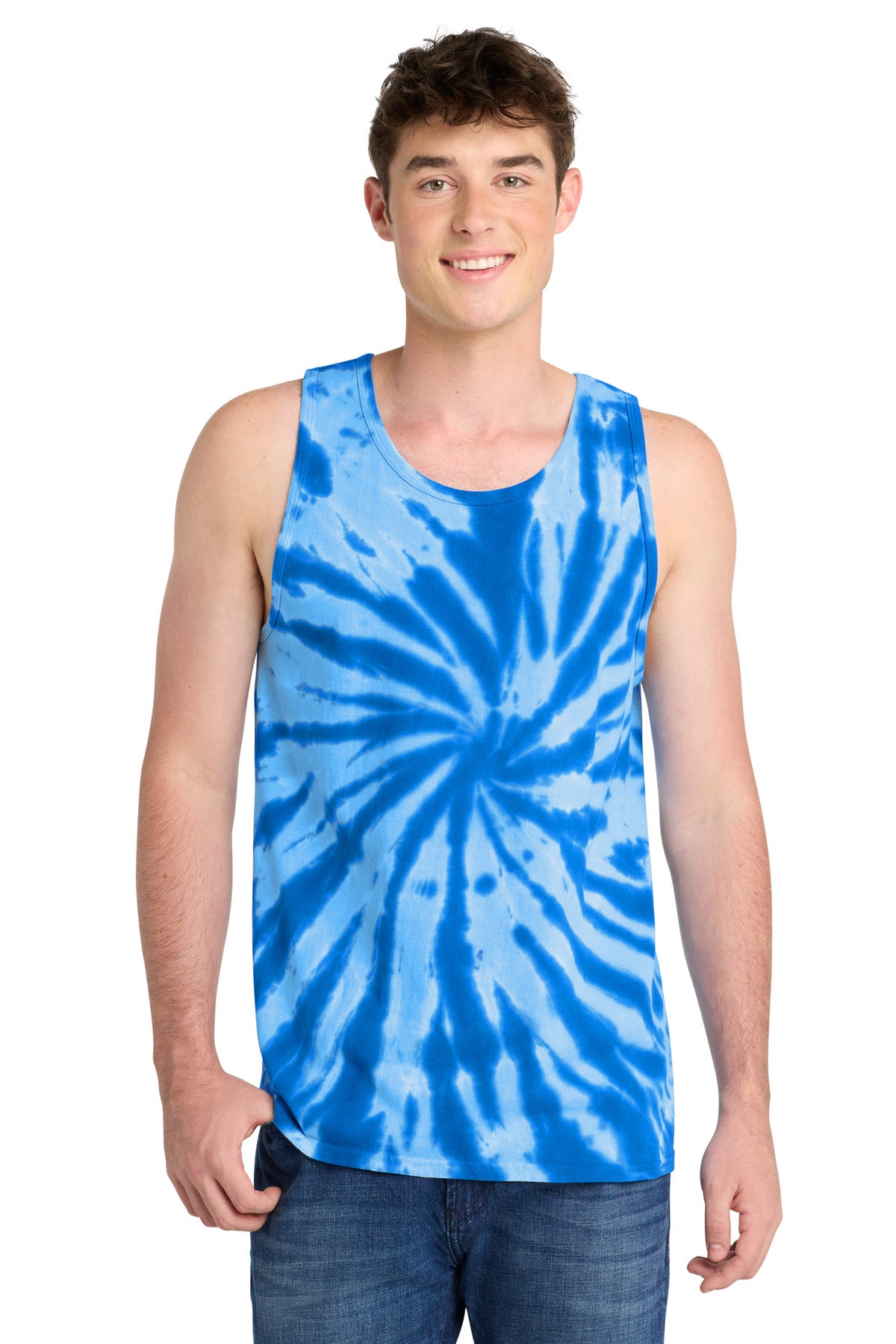 Port & Coƒ?› Tie-Dye Tank Top.  PC147TT