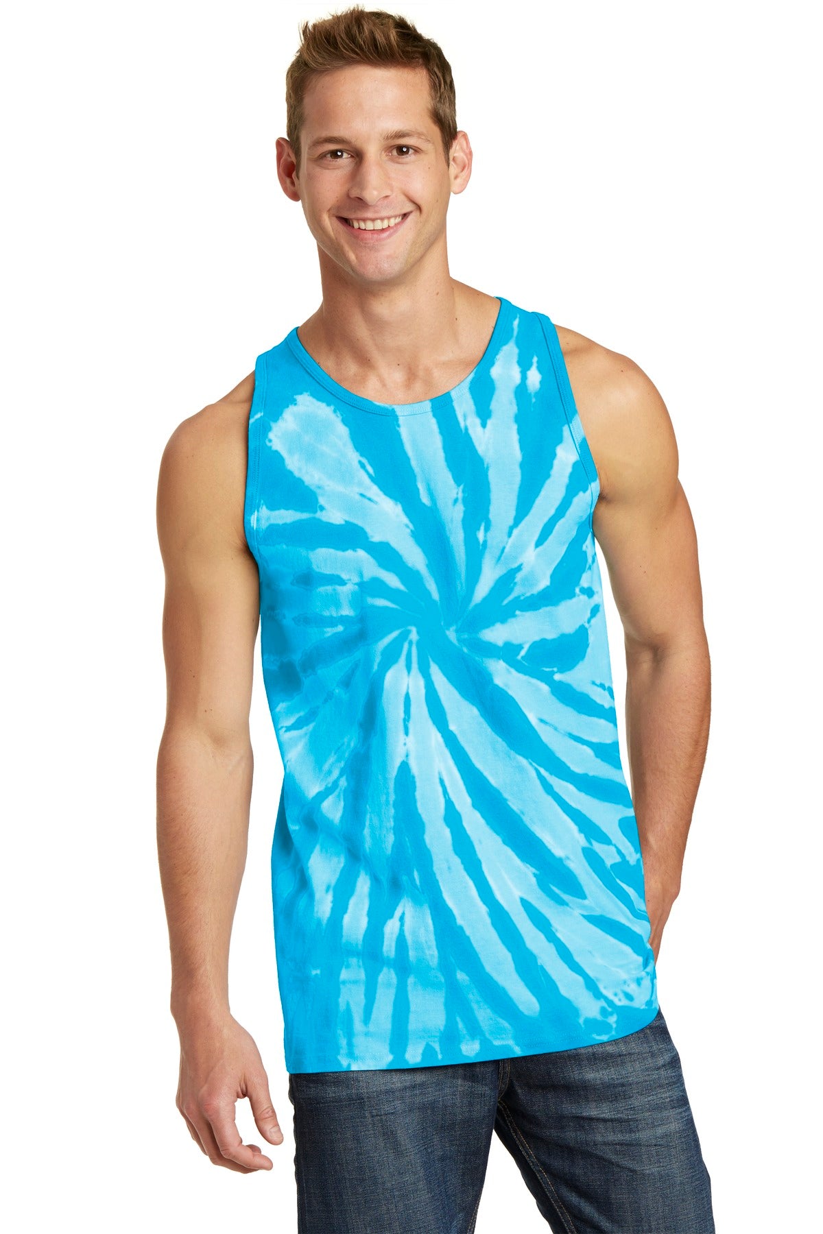 Port & Coâ„¢ Tie-Dye Tank Top.  PC147TT