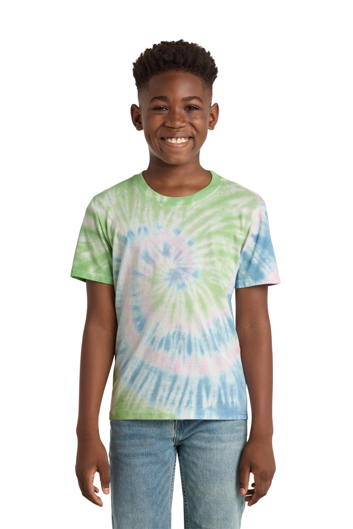 Port & Coâ„¢ Youth Tie-Dye Tee. PC147Y