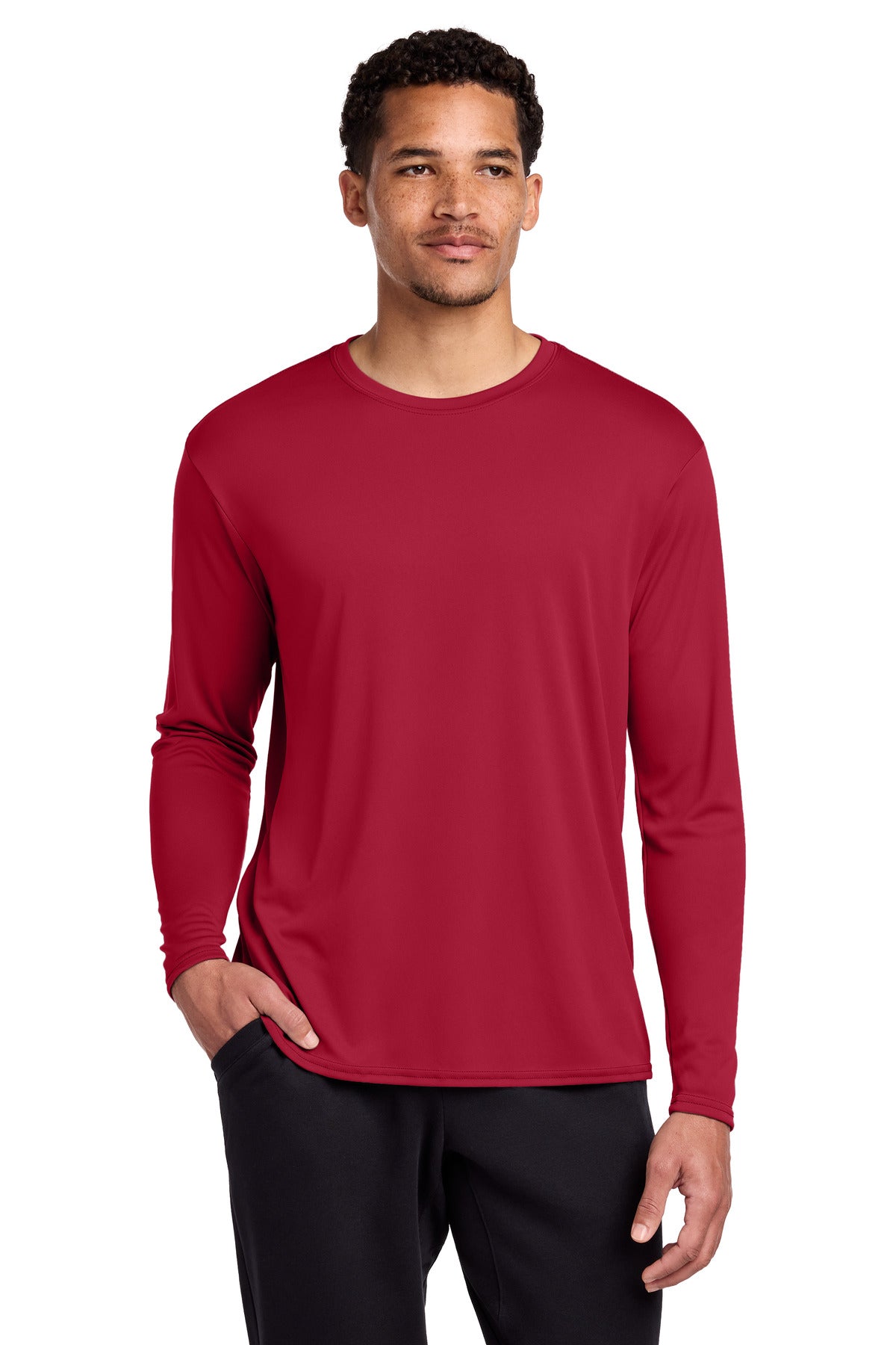 Port & Coƒ?› Long Sleeve Performance Tee. PC380LS