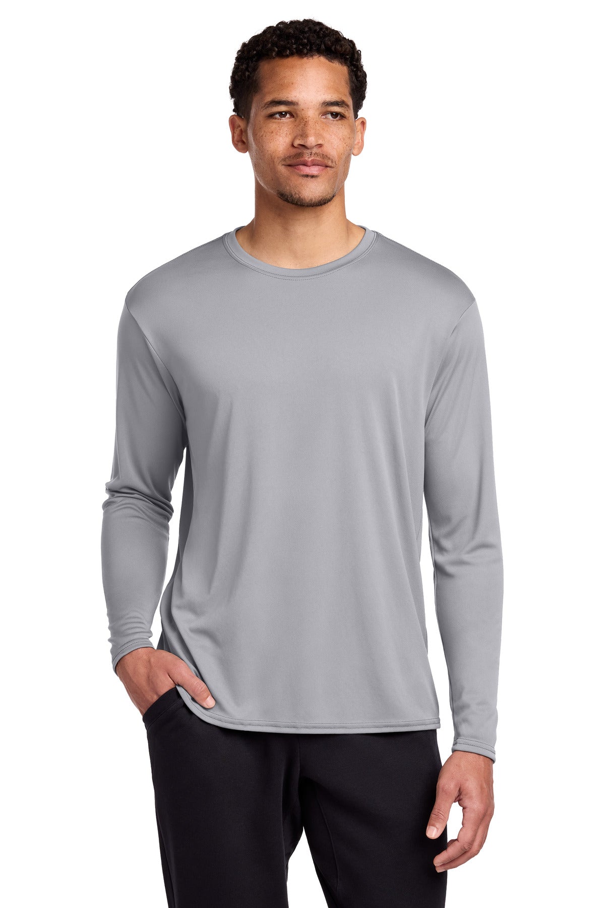 Port & Coƒ?› Long Sleeve Performance Tee. PC380LS