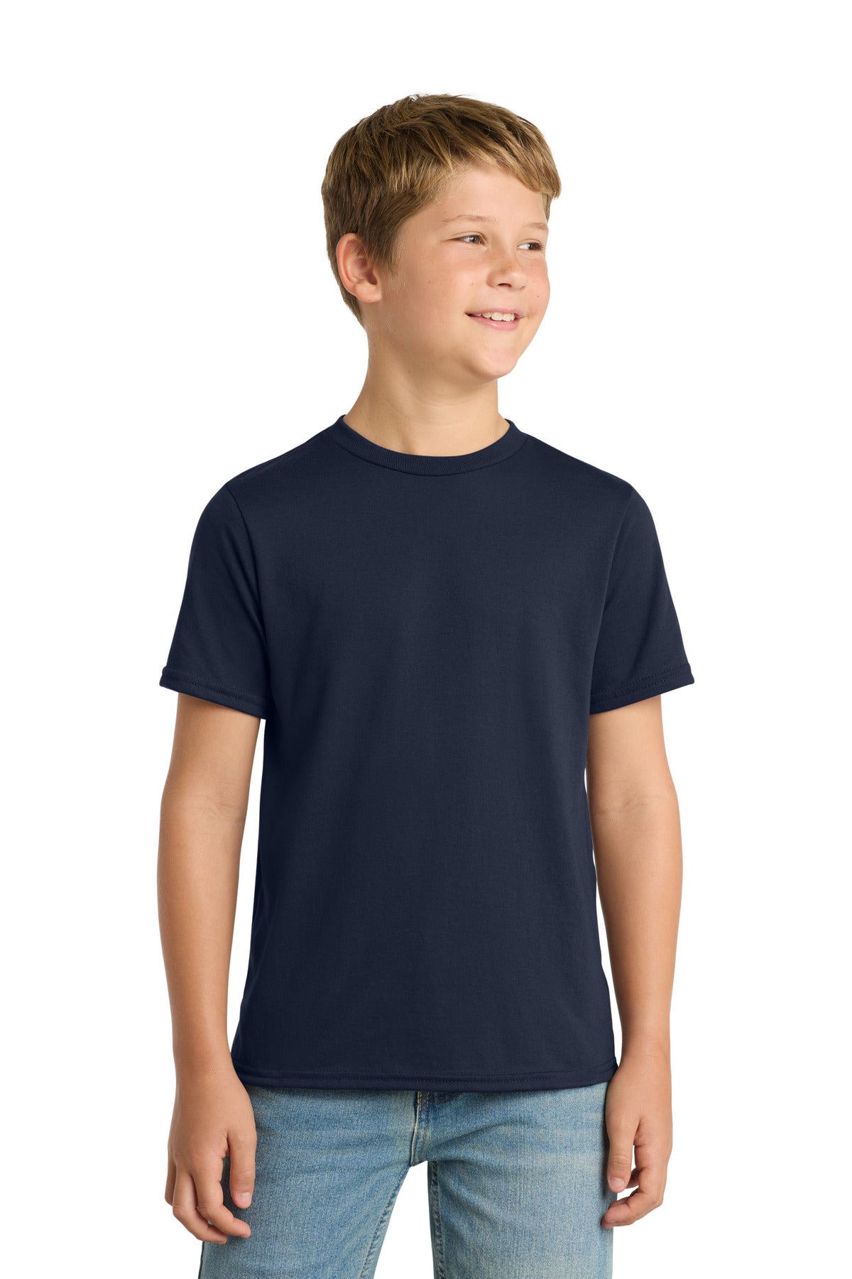 Port & Coâ„¢ Youth Performance Blend Tee. PC381Y