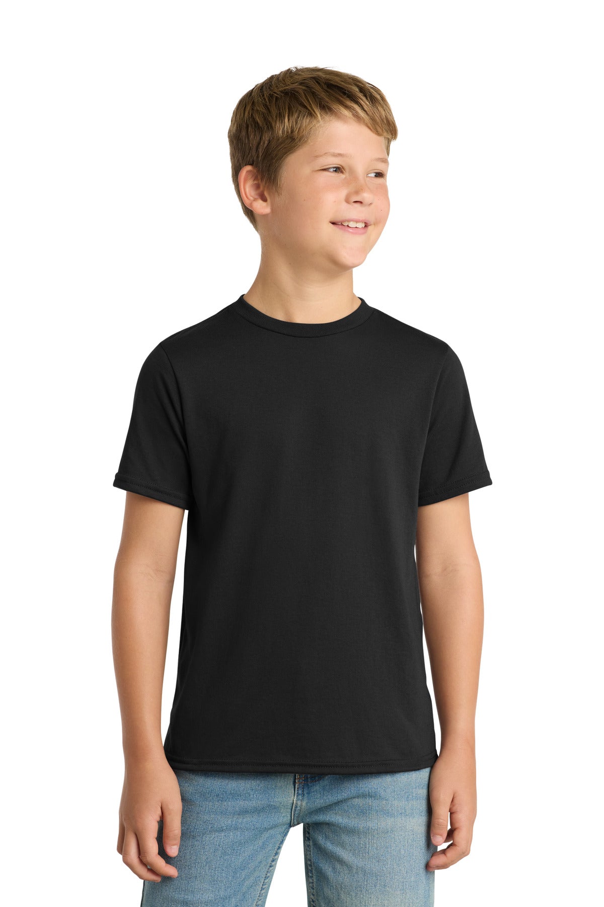 Port & Coâ„¢ Youth Performance Blend Tee. PC381Y