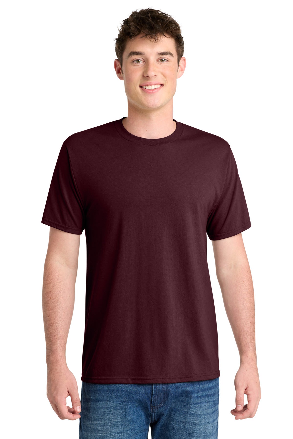 Port & Coƒ?› Performance Blend Tee. PC381