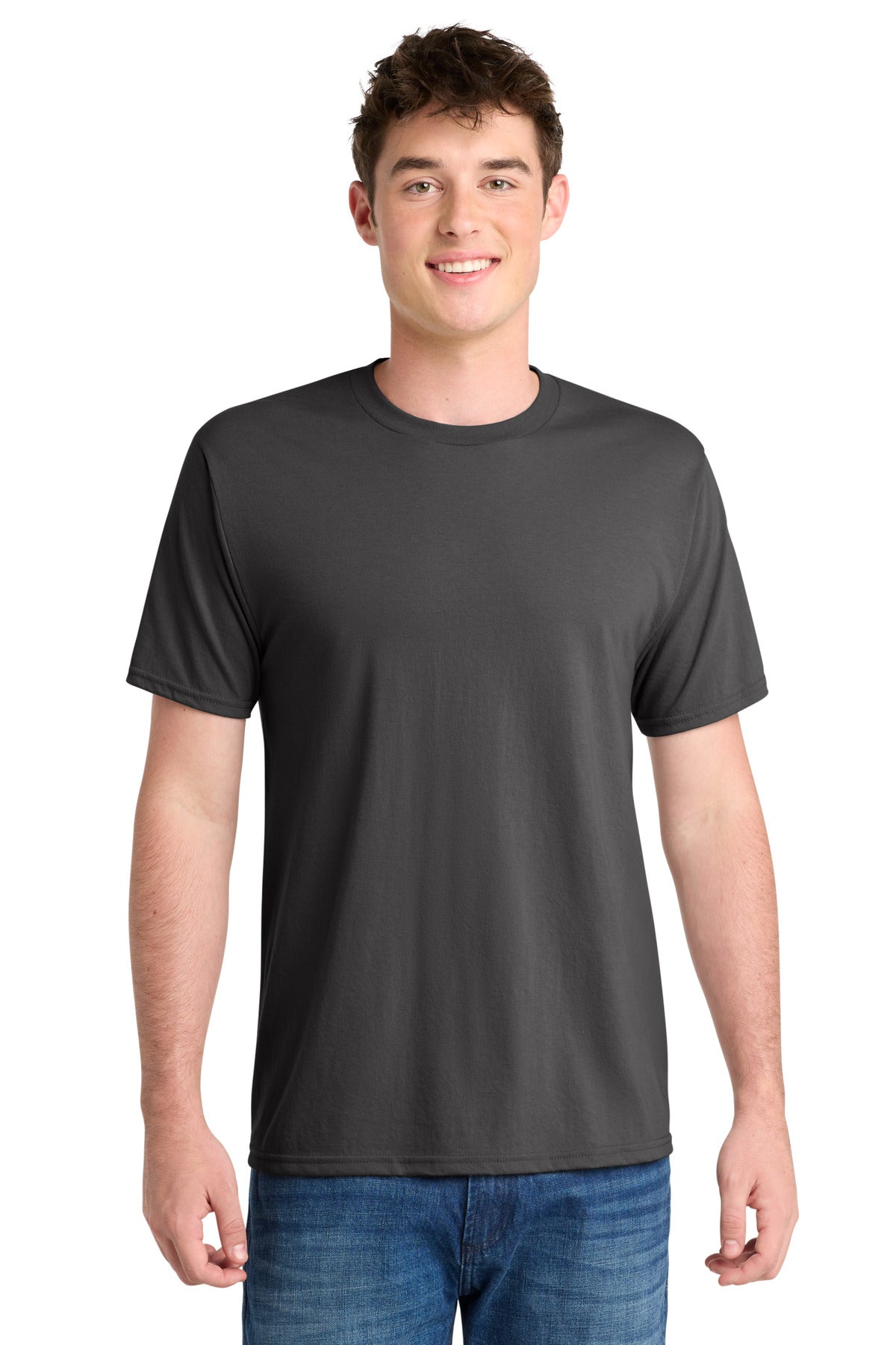 Port & Coƒ?› Performance Blend Tee. PC381