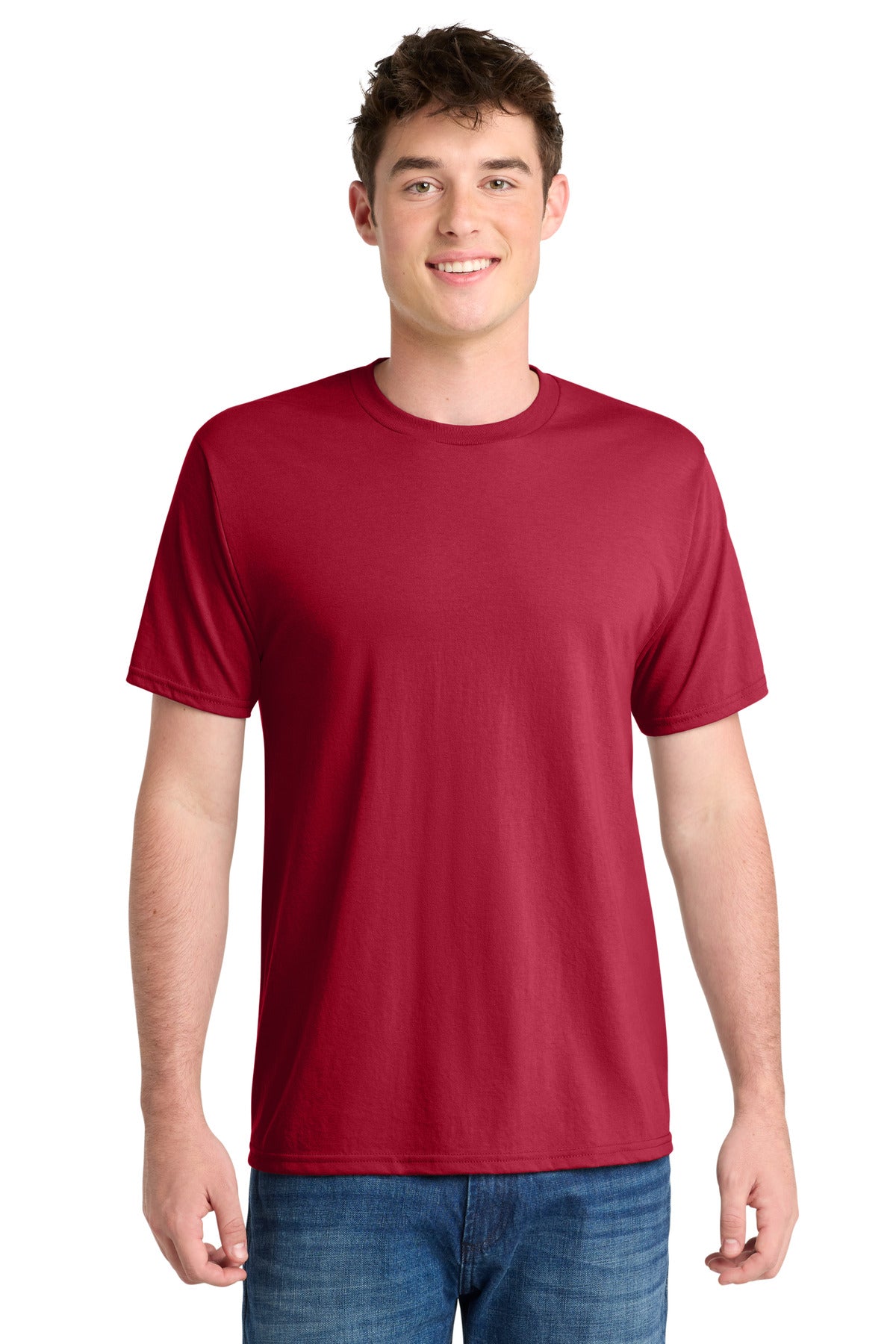 Port & Coƒ?› Performance Blend Tee. PC381