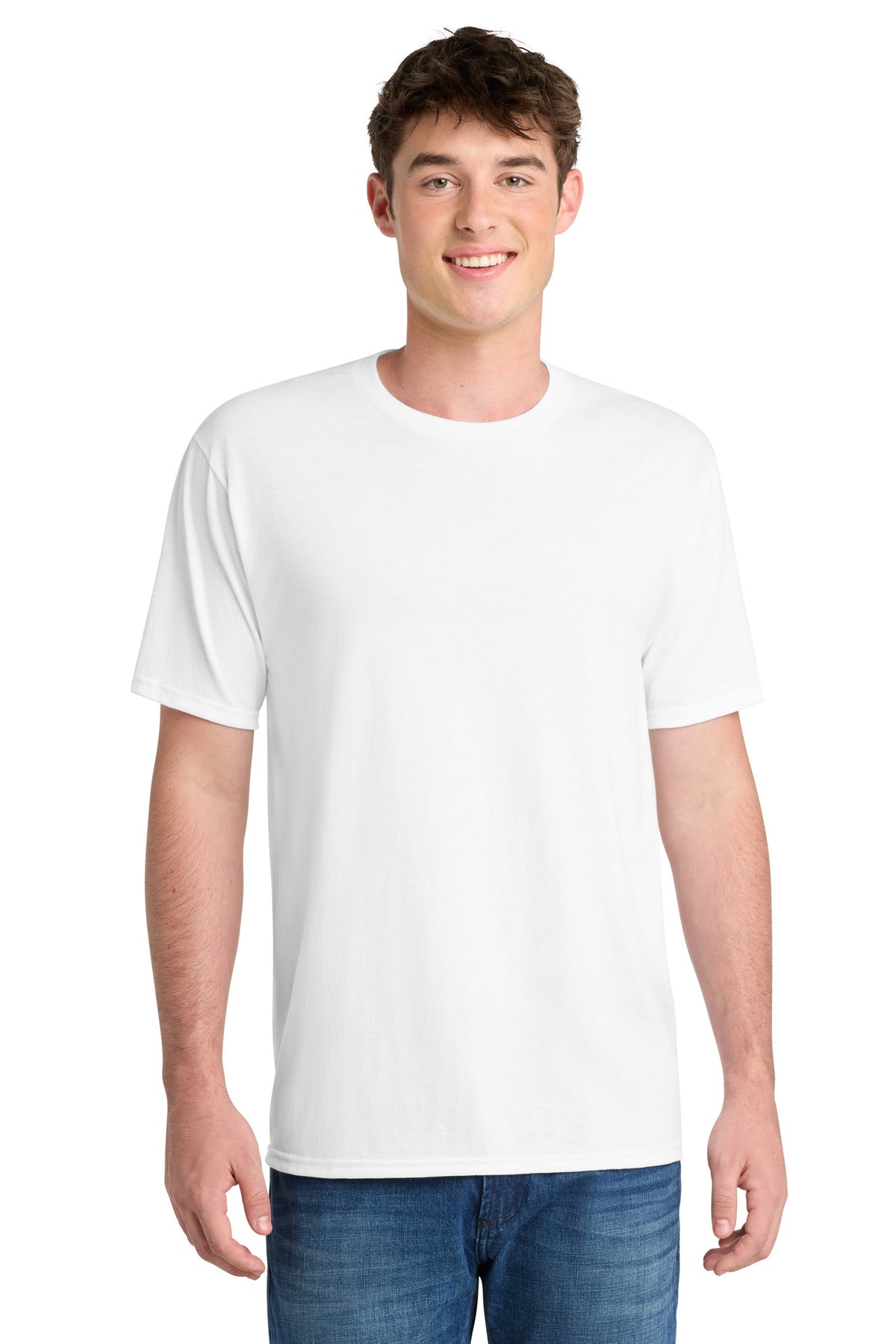 Port & Coƒ?› Performance Blend Tee. PC381