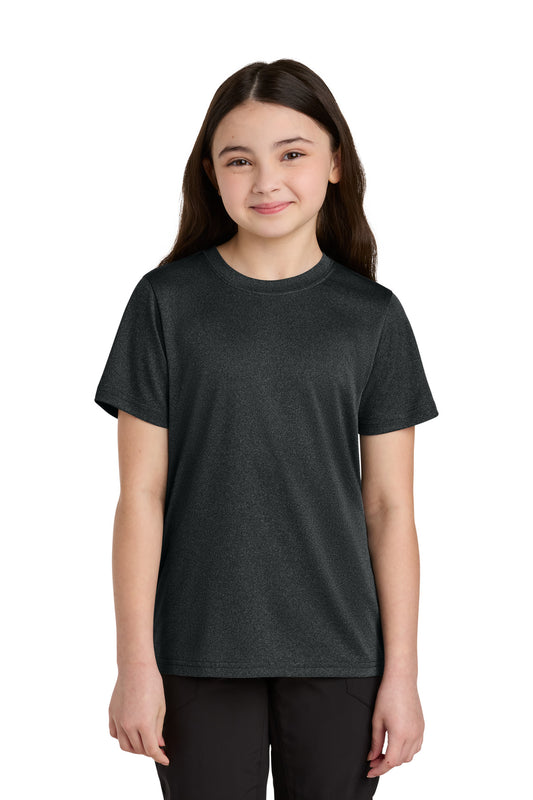 Port & Coâ„¢ Youth Heather Performance Tee PC390Y