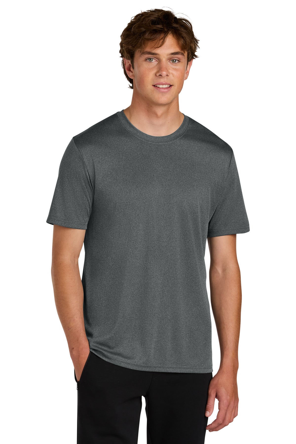 Port & Coƒ?› Heather Performance Tee PC390