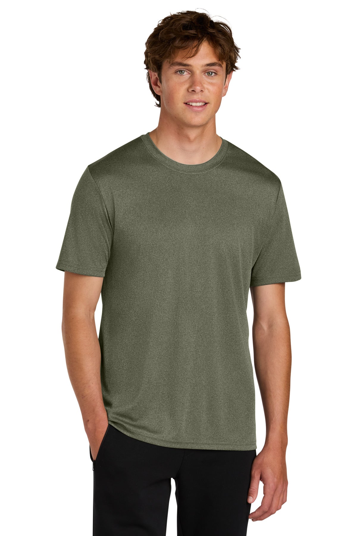 Port & Coƒ?› Heather Performance Tee PC390