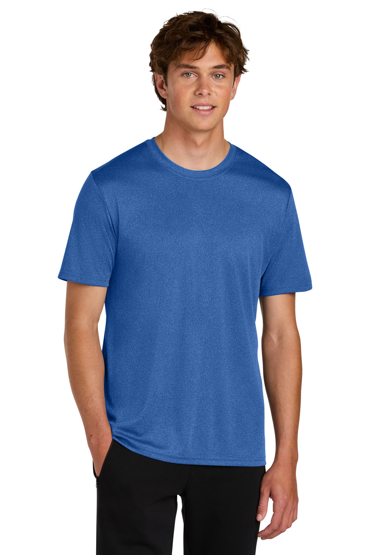 Port & Coƒ?› Heather Performance Tee PC390
