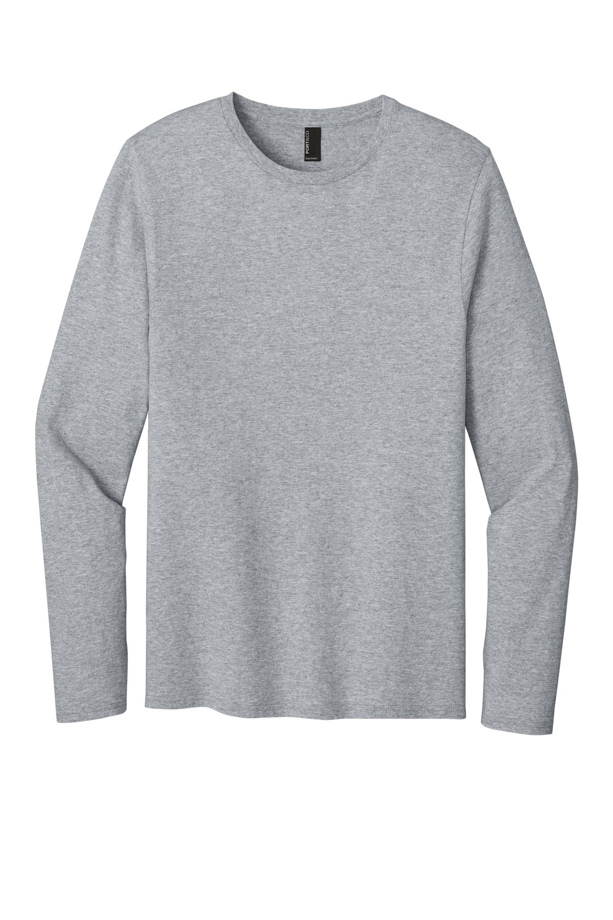 Port & Coƒ?› Easy Cotton Long Sleeve Tee PC43LS
