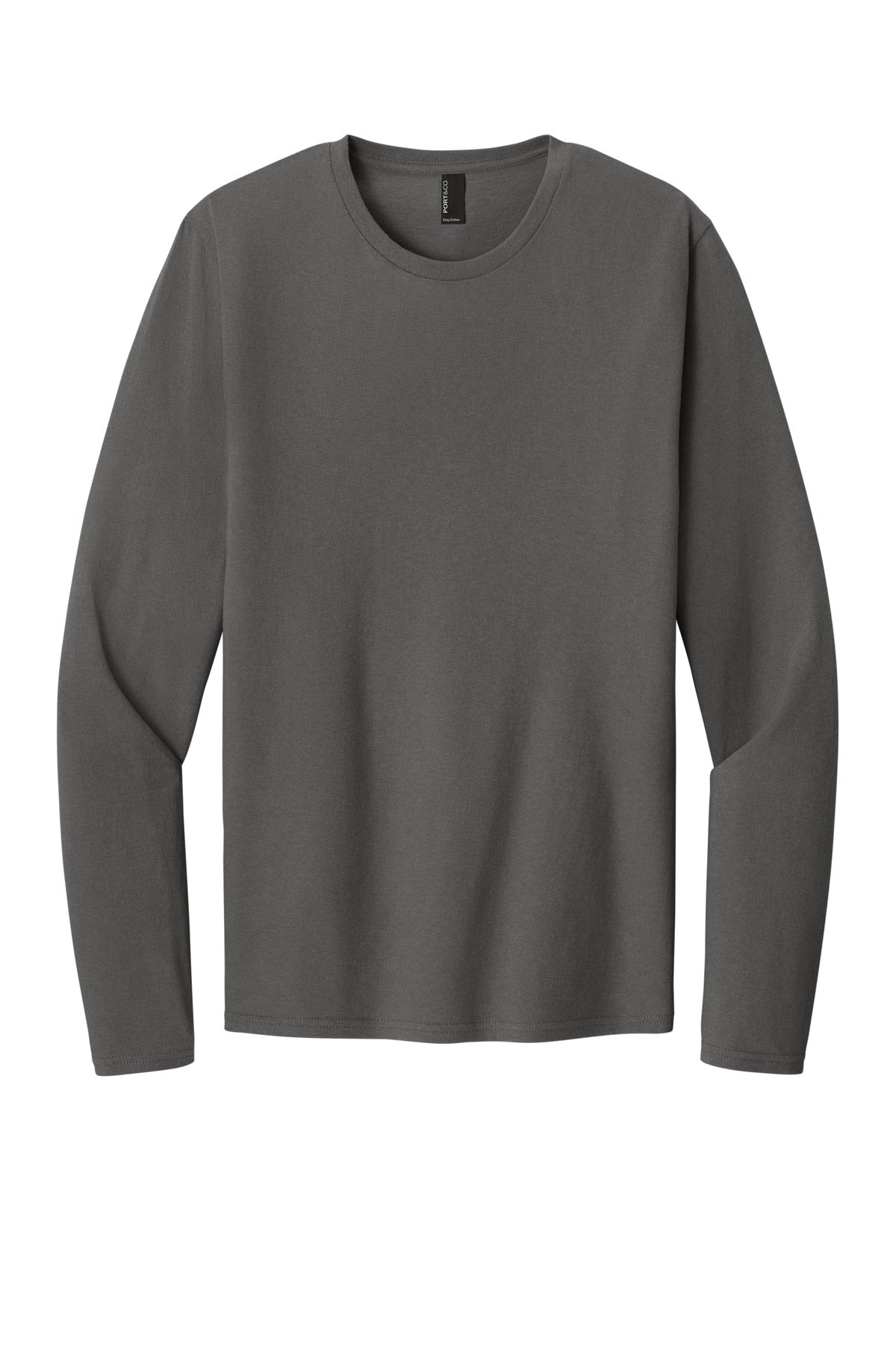Port & Coâ„¢ Easy Cotton Long Sleeve Tee PC43LS
