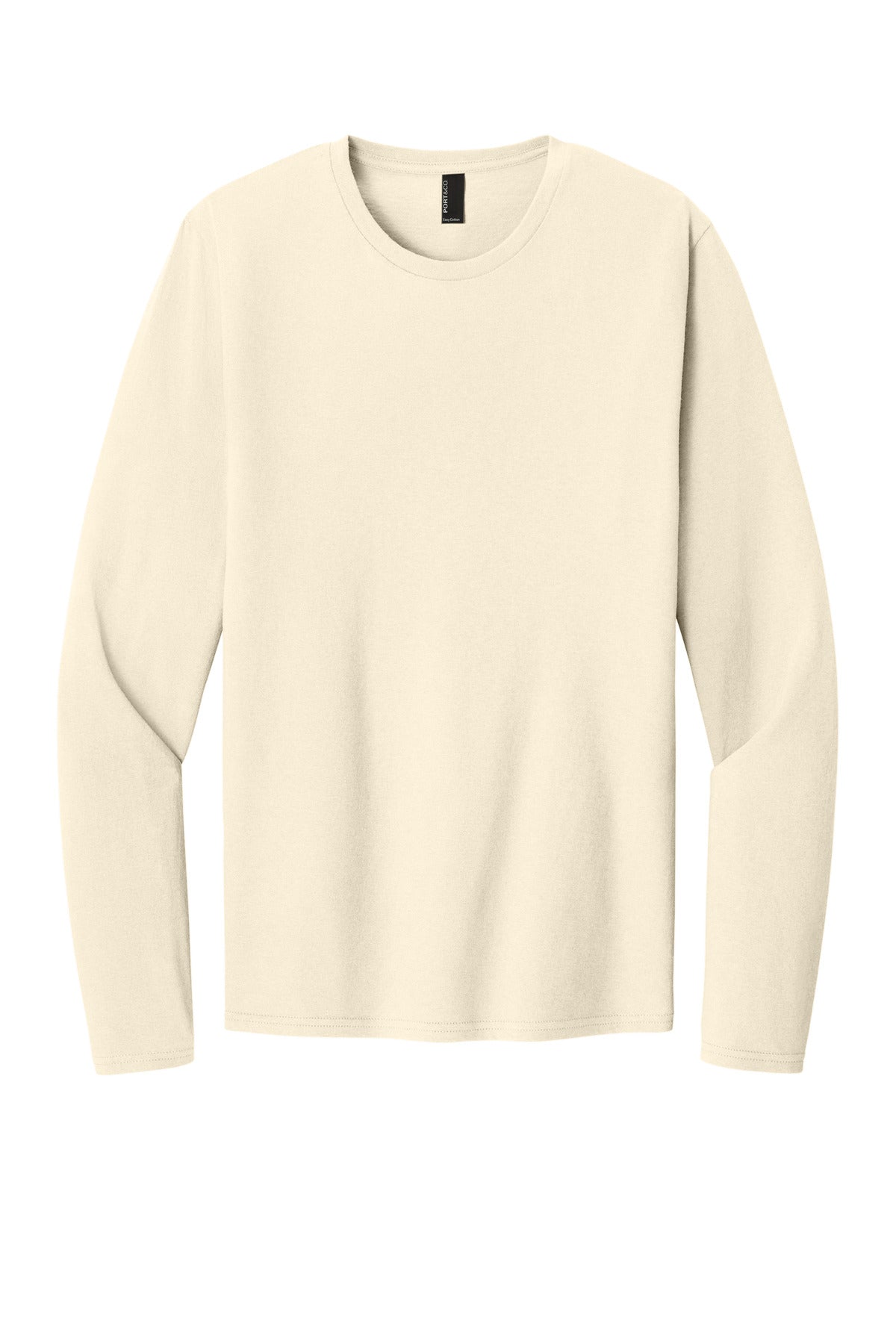 Port & Coâ„¢ Easy Cotton Long Sleeve Tee PC43LS