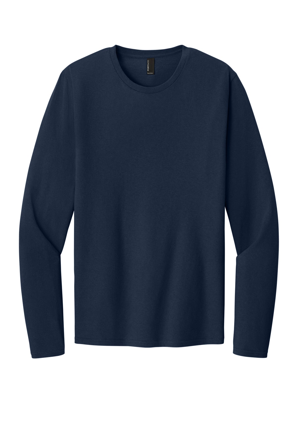 Port & Coâ„¢ Easy Cotton Long Sleeve Tee PC43LS