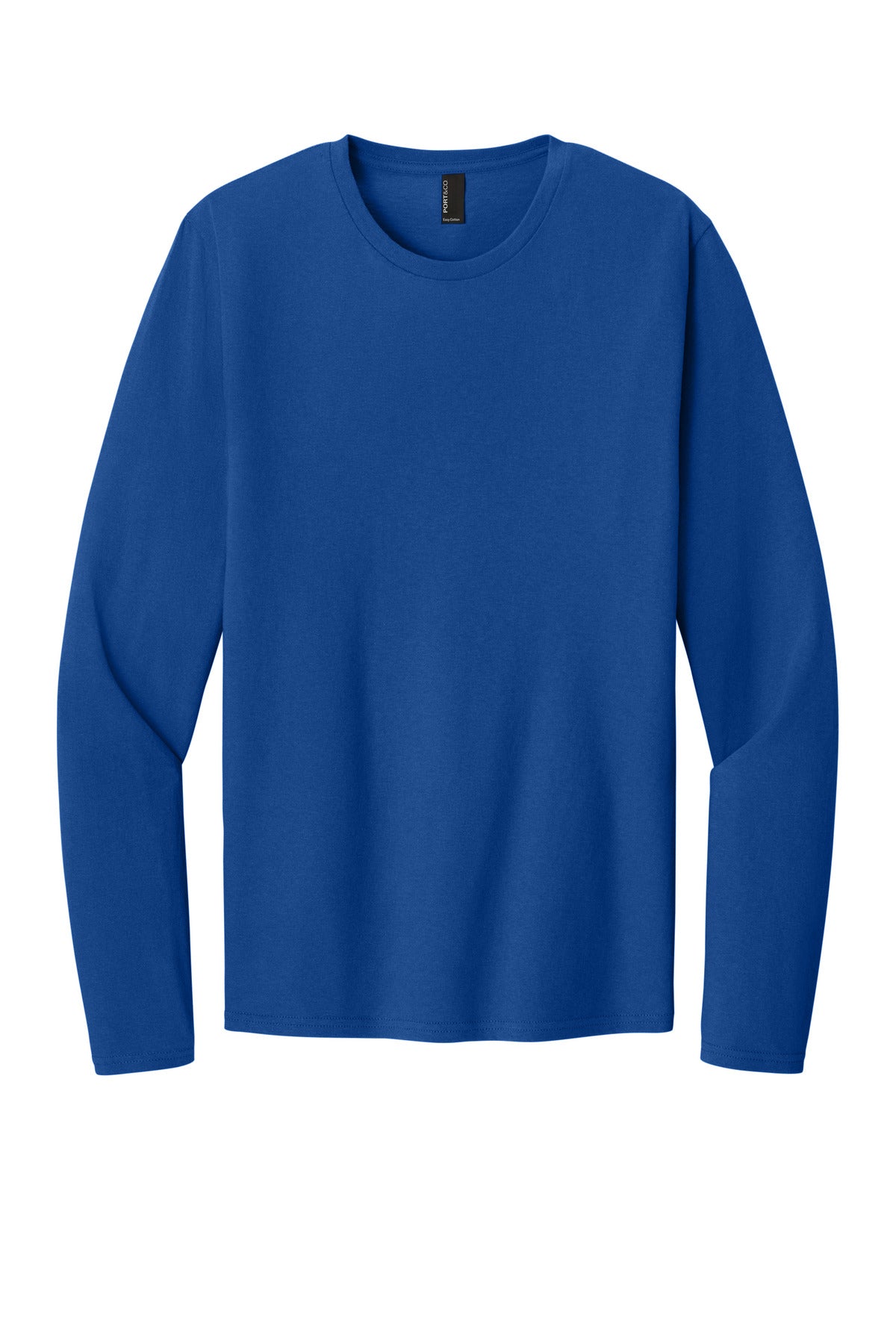 Port & Coâ„¢ Easy Cotton Long Sleeve Tee PC43LS