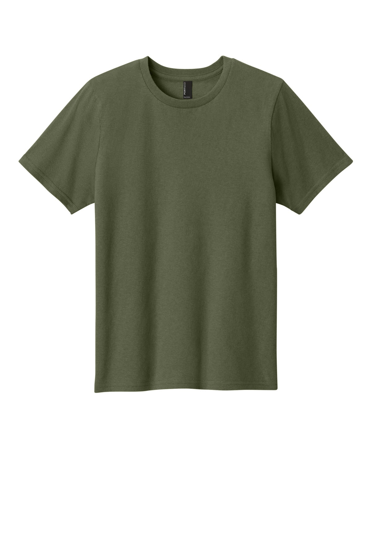 Port & Coƒ?› Youth Easy Cotton Tee PC43Y