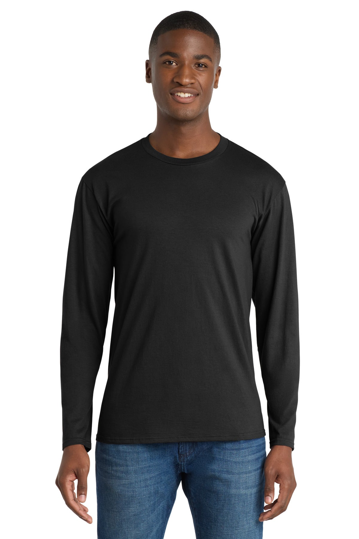 Port & Coƒ?› Long Sleeve Fan Favorite Tee. PC450LS