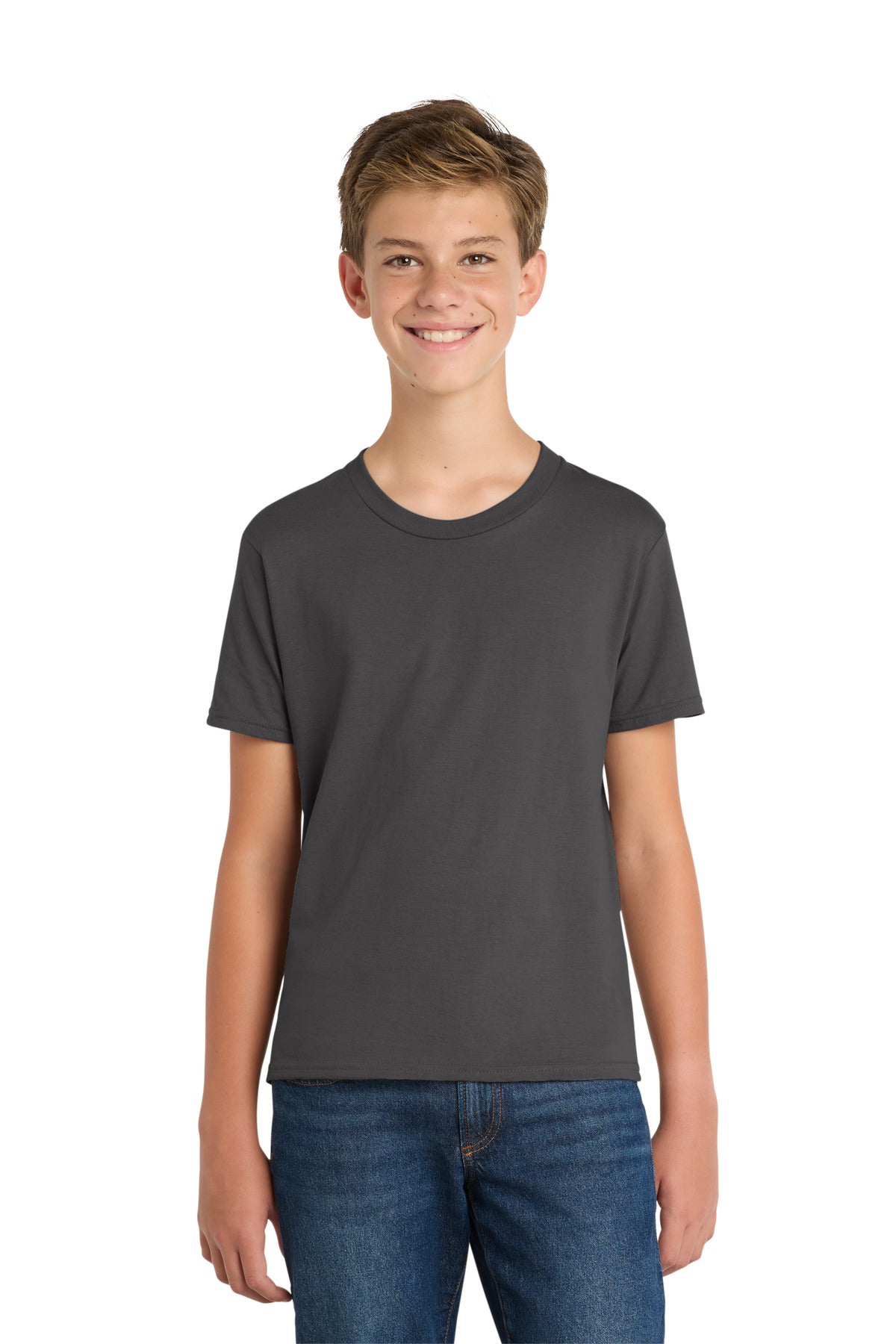 Port & Coƒ?› Youth Fan Favorite Tee. PC450Y