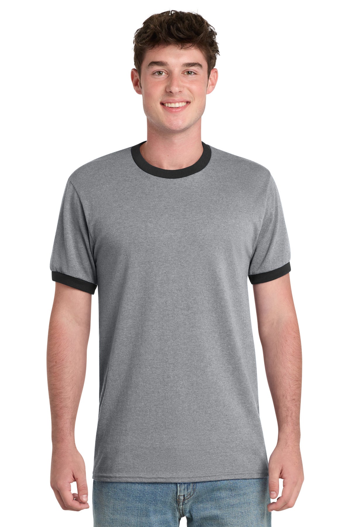 Port & Coƒ?› Core Cotton Ringer Tee.  PC54R
