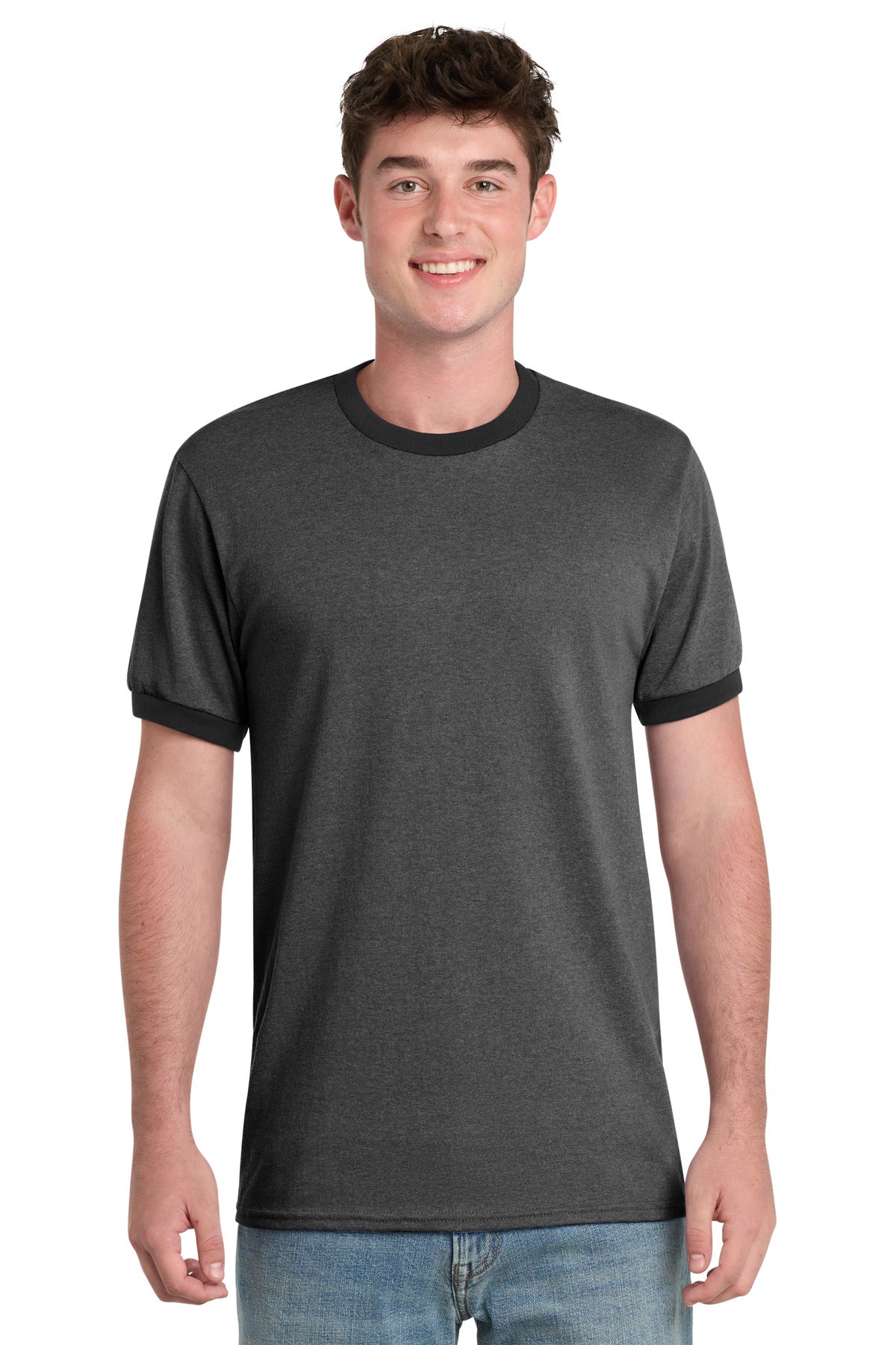 Port & Coƒ?› Core Cotton Ringer Tee.  PC54R