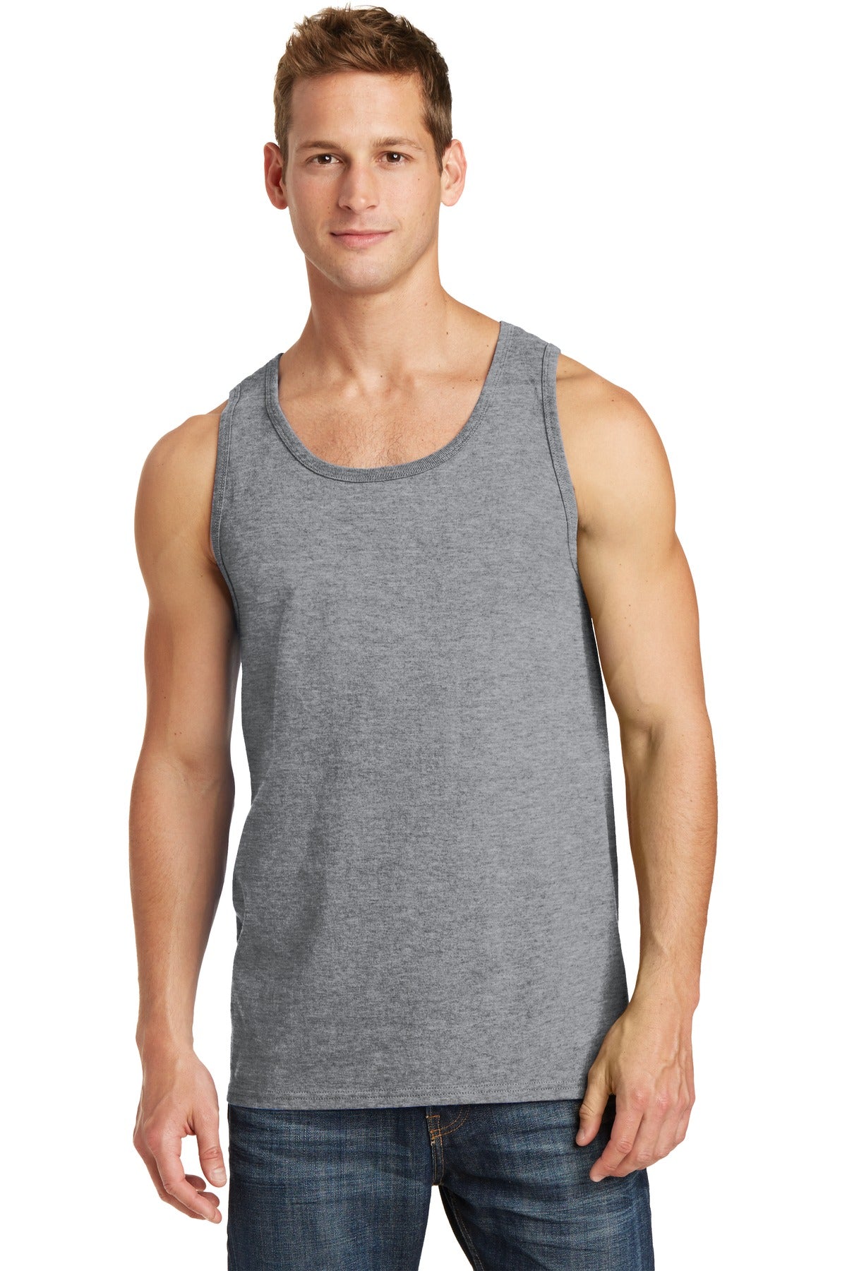 Port & Coâ„¢ Core Cotton Tank Top.  PC54TT
