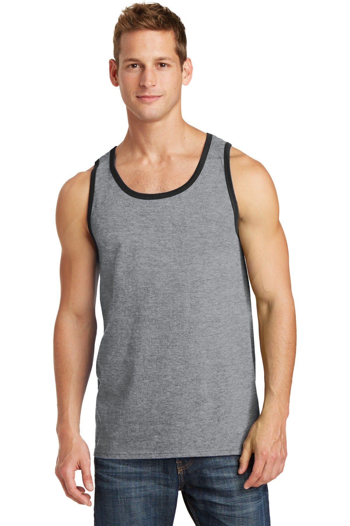 Port & Coâ„¢ Core Cotton Tank Top.  PC54TT