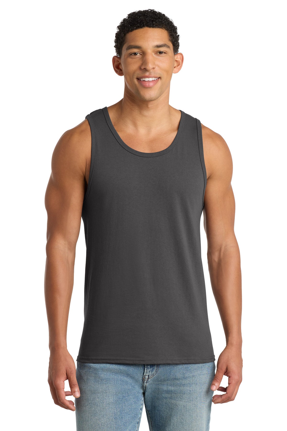Port & Coƒ?› Core Cotton Tank Top.  PC54TT