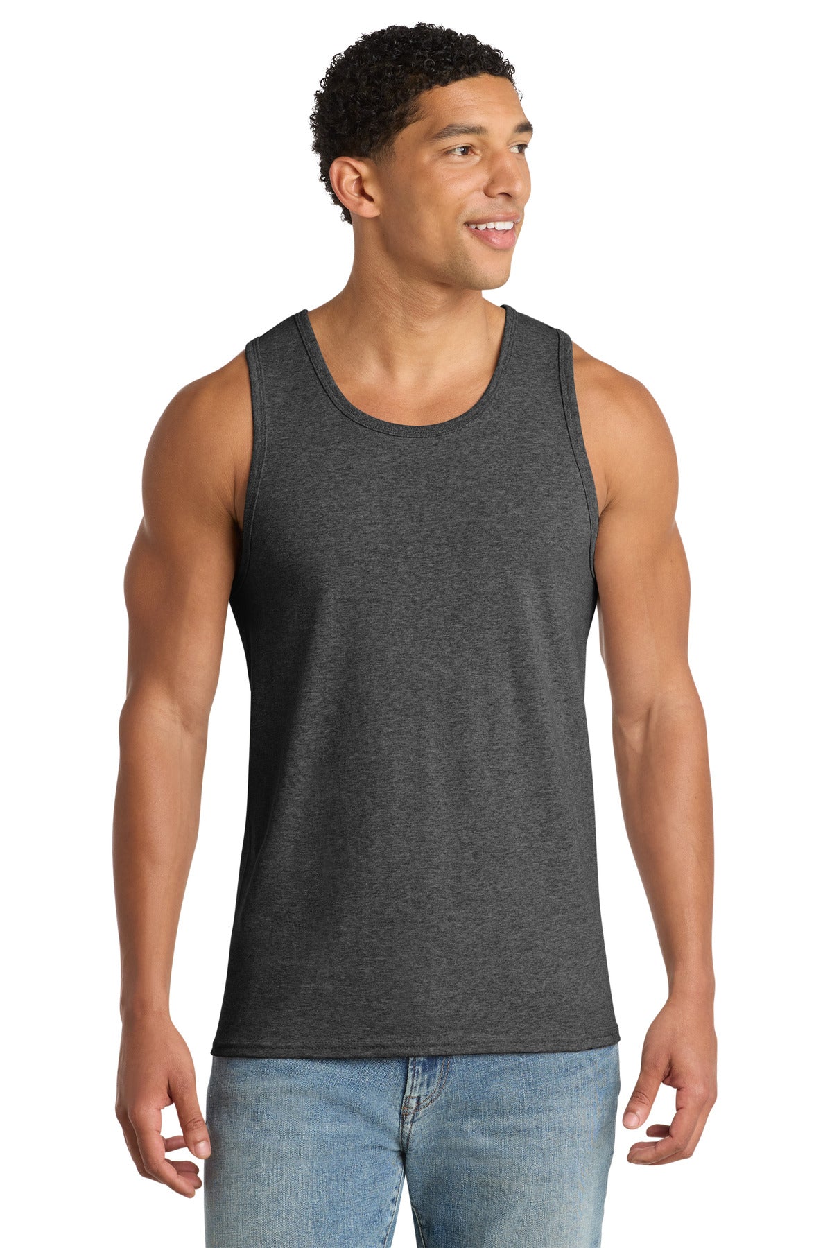 Port & Coƒ?› Core Cotton Tank Top.  PC54TT