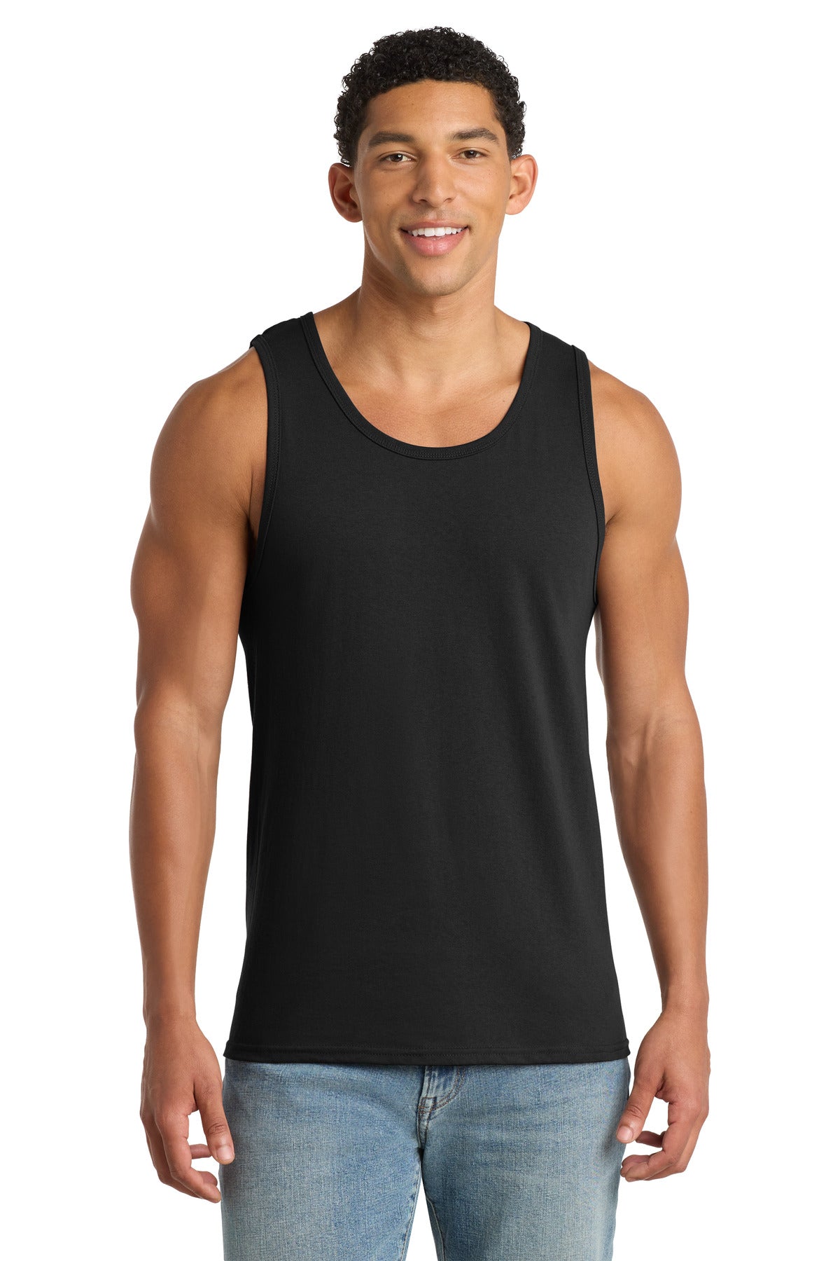 Port & Coƒ?› Core Cotton Tank Top.  PC54TT