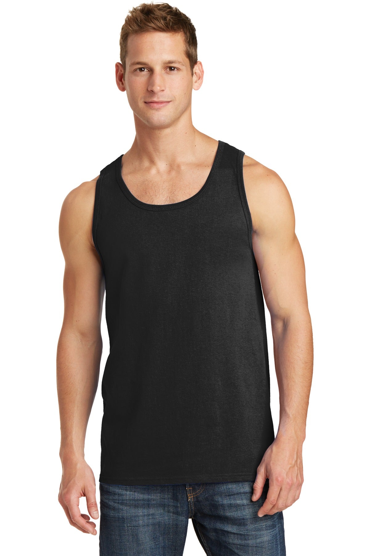 Port & Coâ„¢ Core Cotton Tank Top.  PC54TT