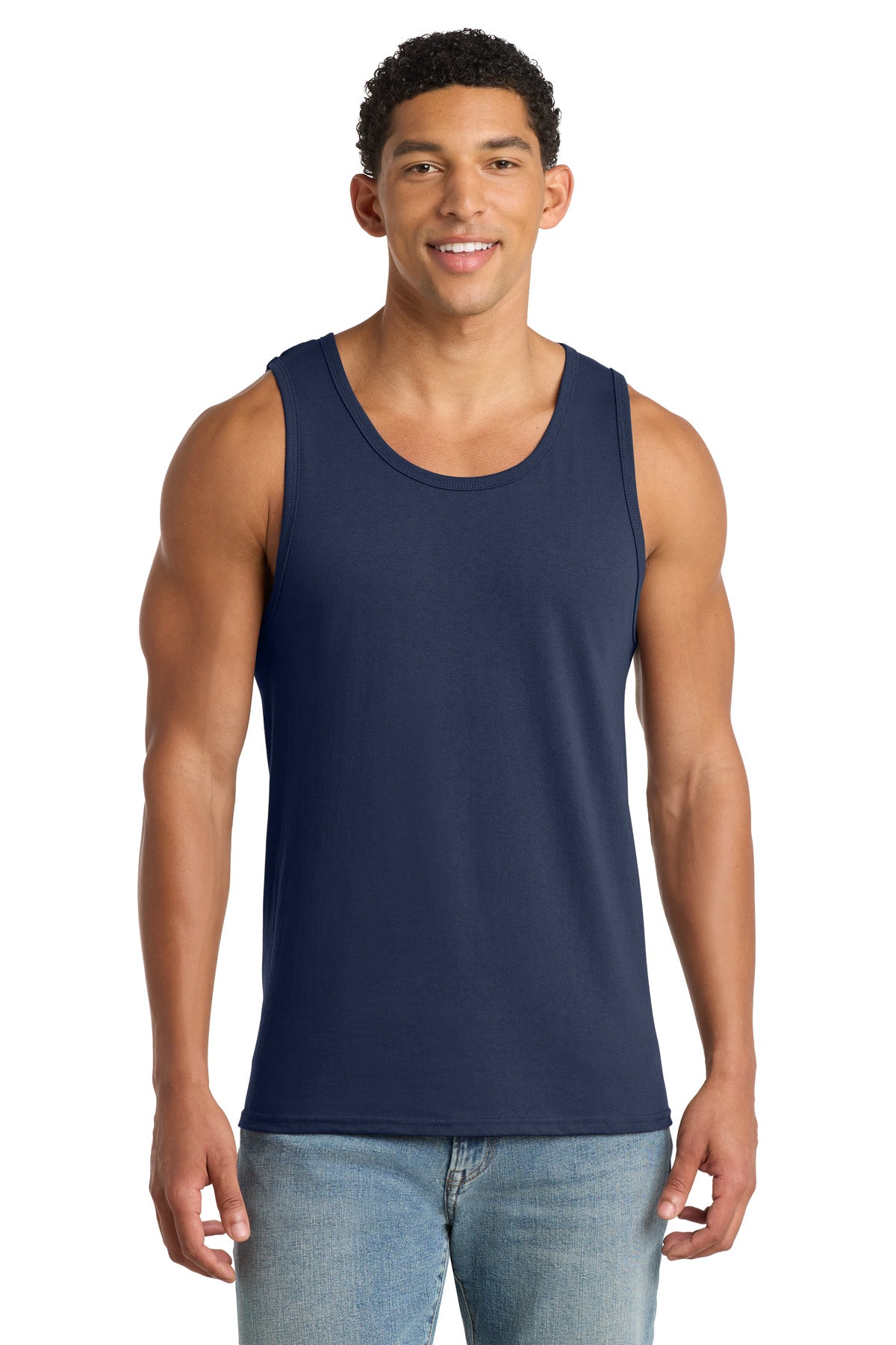Port & Coƒ?› Core Cotton Tank Top.  PC54TT
