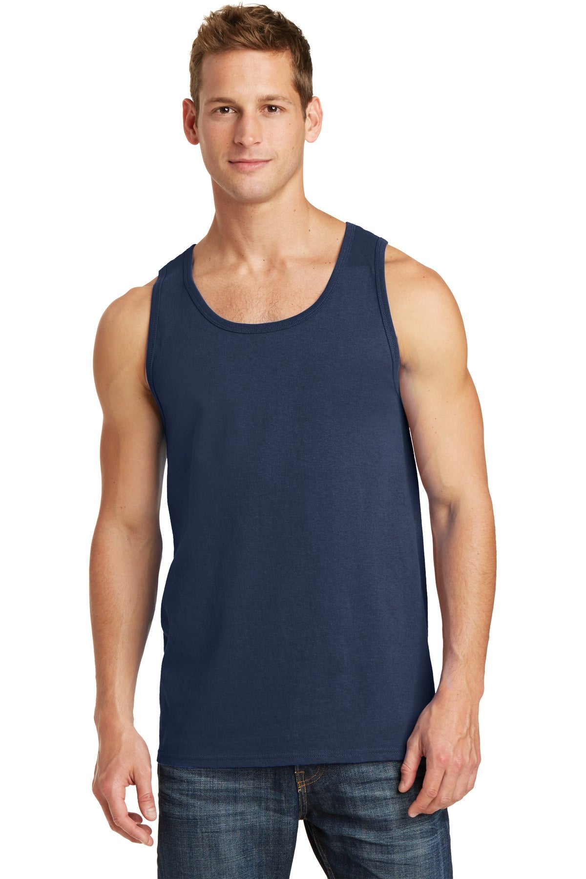 Port & Coâ„¢ Core Cotton Tank Top.  PC54TT