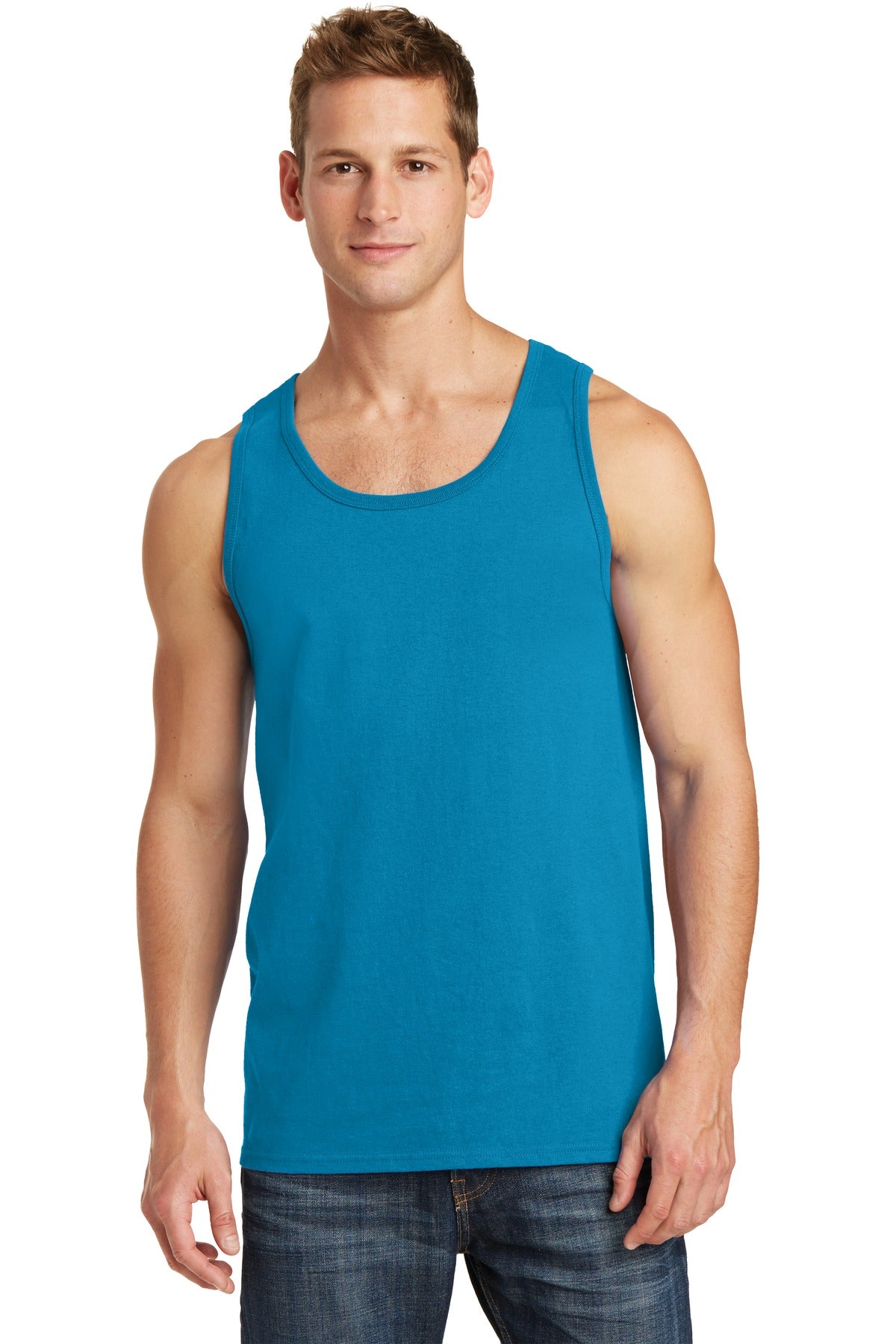 Port & Coâ„¢ Core Cotton Tank Top.  PC54TT