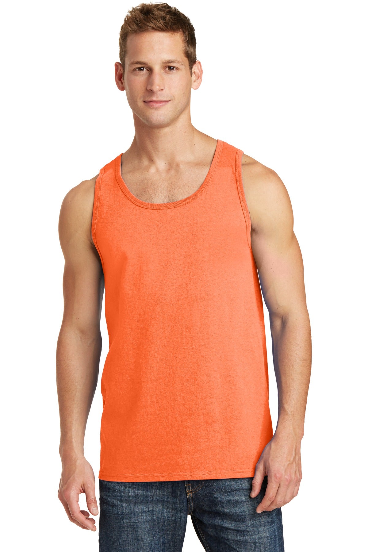 Port & Coâ„¢ Core Cotton Tank Top.  PC54TT