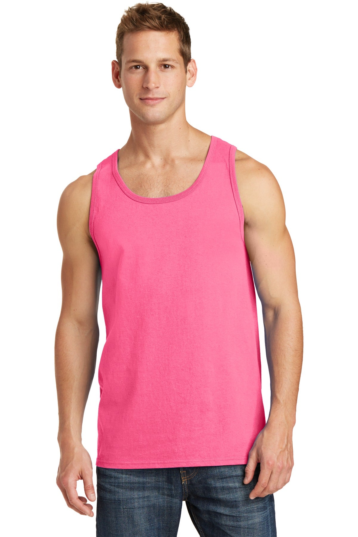 Port & Coâ„¢ Core Cotton Tank Top.  PC54TT