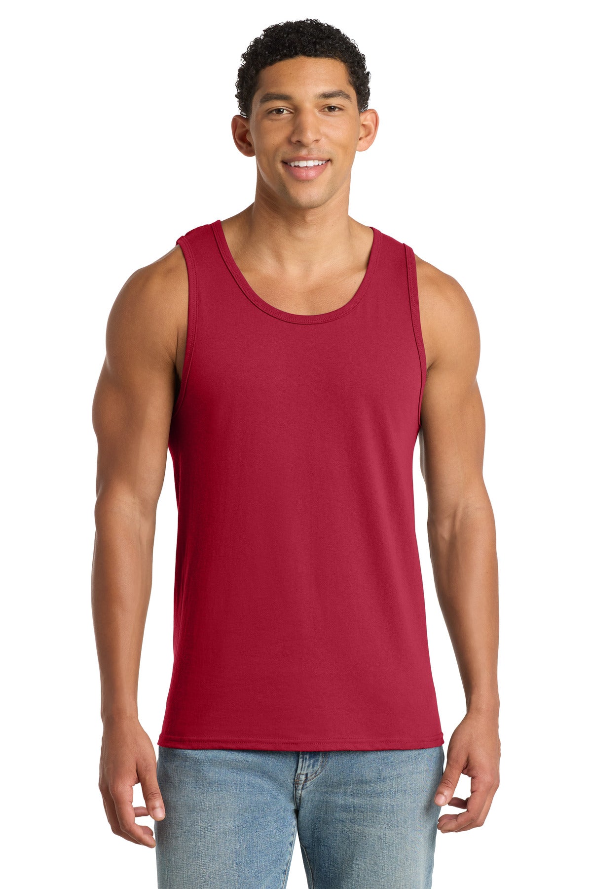 Port & Coƒ?› Core Cotton Tank Top.  PC54TT