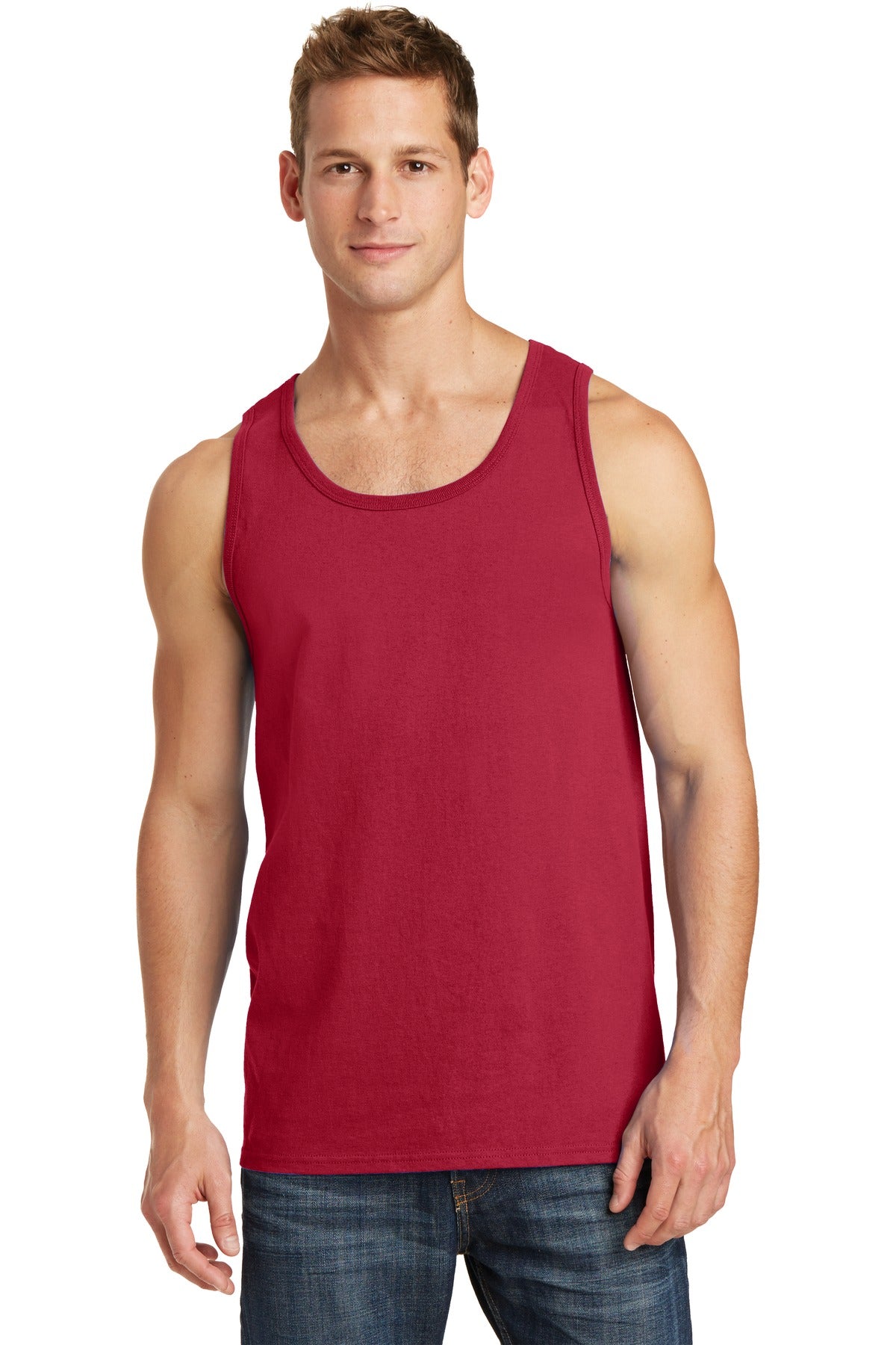 Port & Coâ„¢ Core Cotton Tank Top.  PC54TT