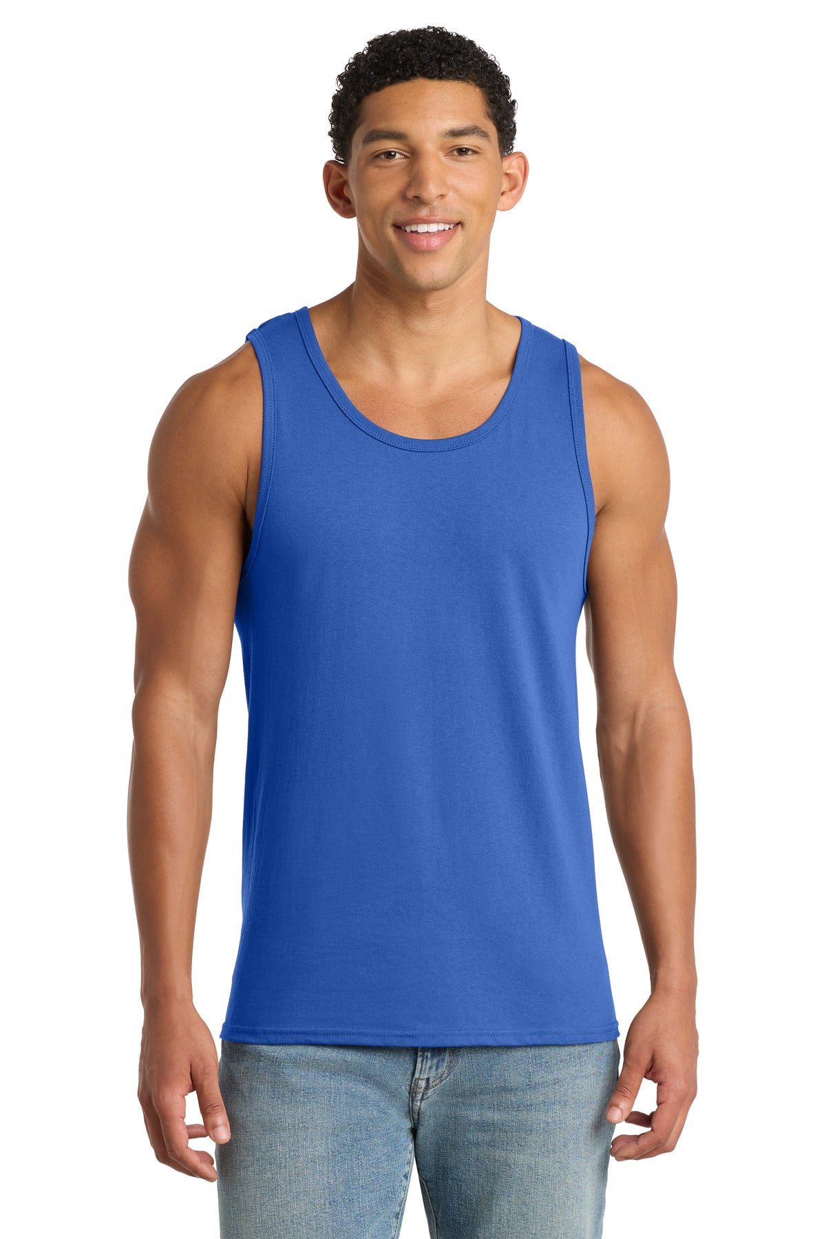 Port & Coƒ?› Core Cotton Tank Top.  PC54TT