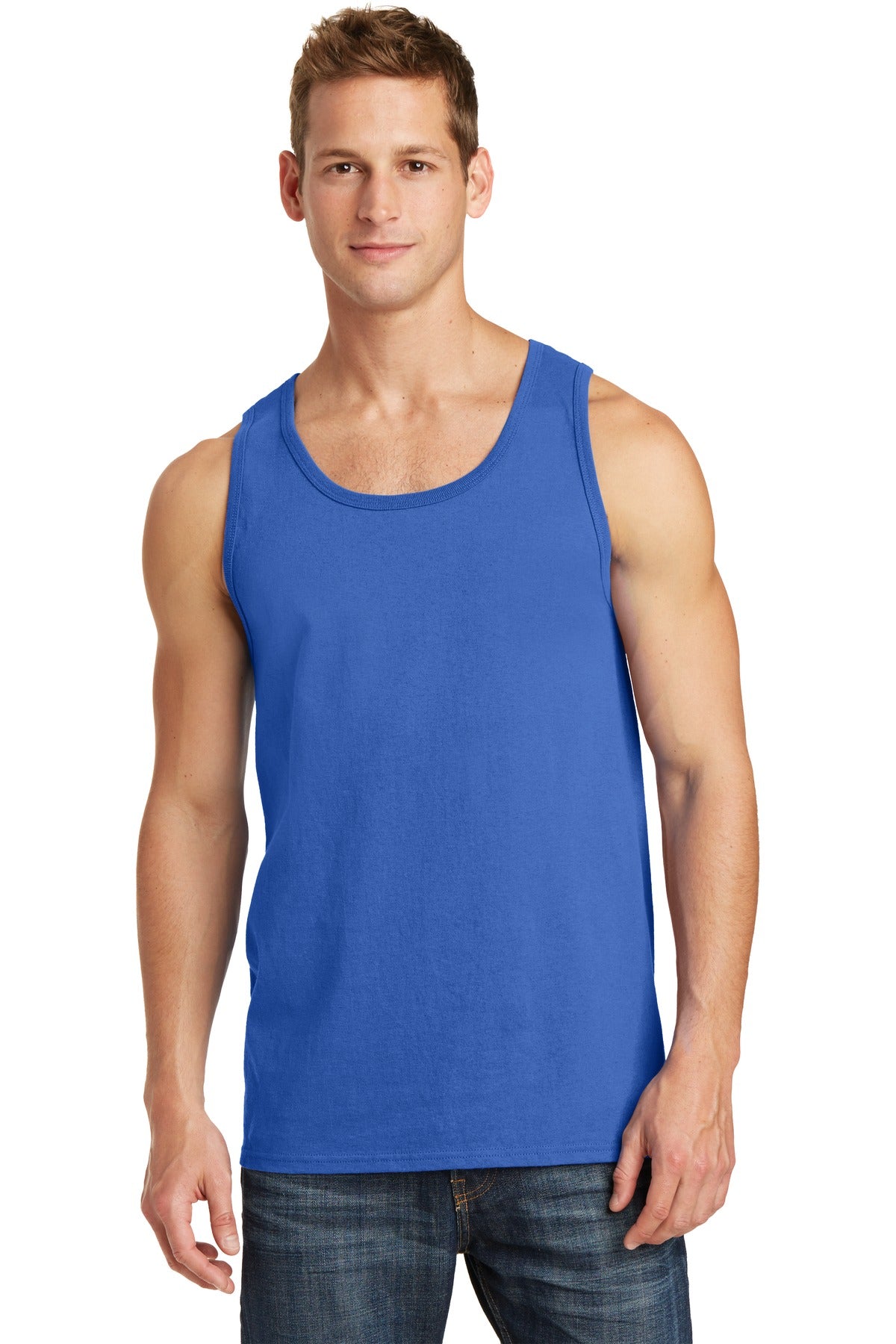 Port & Coâ„¢ Core Cotton Tank Top.  PC54TT