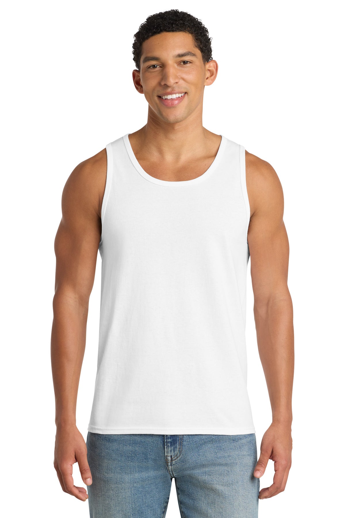 Port & Coƒ?› Core Cotton Tank Top.  PC54TT