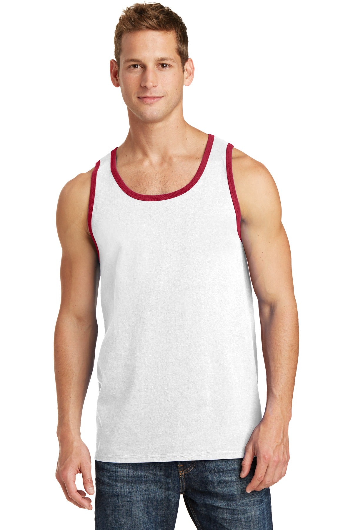 Port & Coâ„¢ Core Cotton Tank Top.  PC54TT