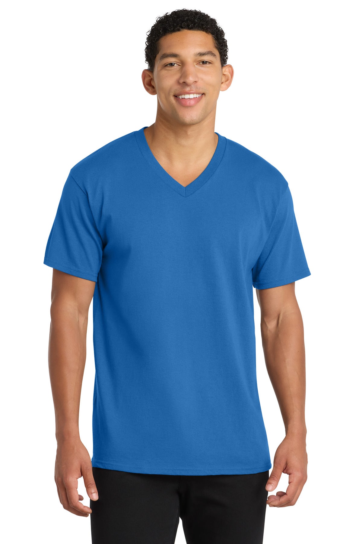 Port & Coƒ?› Core Cotton V-Neck Tee. PC54V
