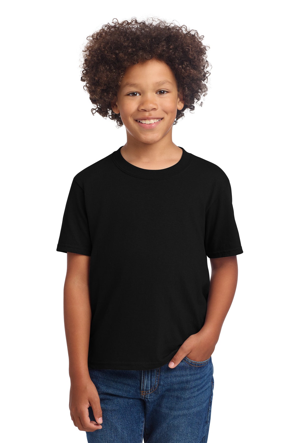 Port & Coƒ?› Youth Core Cotton DTG Tee PC54YDTG