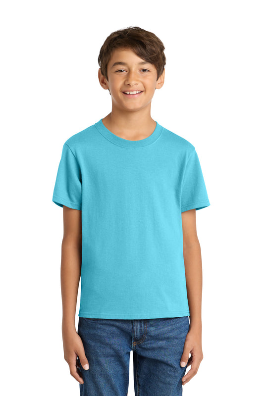 Port & Coƒ?› Youth Core Cotton Tee. PC54Y